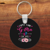 First Time G-ma 2025 Mother's Day Soon To Be Mom P Sleutelhanger (Voorkant)
