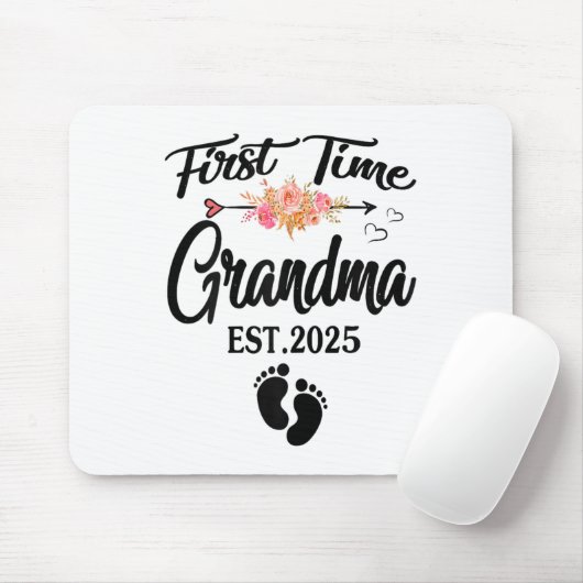 First Time Grandma 2025 Mothers Day Promoted To Gr Muismat (Met muis)