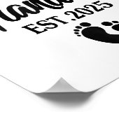 First Time Grandma 2025 Mothers Day Promoted To Gr Poster (Hoek)