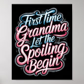 First Time Grandma Let The Siling Begin 2025 New G Poster (Voorkant)