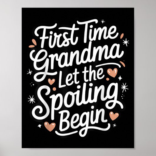 First Time Grandma Let The Siling Begin 2025 New G Poster (Voorkant)
