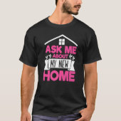 First Time Homeowner Girl Housewarming T-shirt (Voorkant)