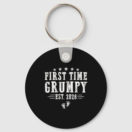 First Time Mpy Est.2026 Father's Day Promoted To P Sleutelhanger (Voorkant)