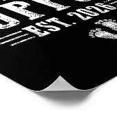 First Time Pp Est.2026 Father's Day Promoted To Pa Poster (Hoek)