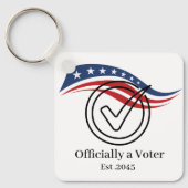 First Time Voter Keychain (Voorkant)