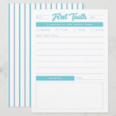 First Tooth Feestdagenkaart (Voorkant / Achterkant)