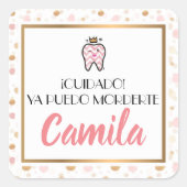 First tooth label (Voorkant)