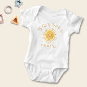 First Trip Around The Sun Girl's Birthday Romper