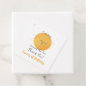 First Trip Around The Sun Paper Airplane Birthday Bedankjes Labels (In situ)