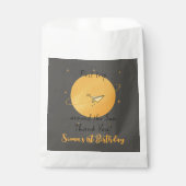 First Trip Around The Sun Paper Airplane Birthday Bedankzakje (Voorkant)