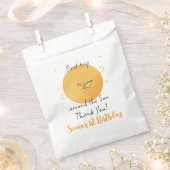 First Trip Around The Sun Paper Airplane Birthday Bedankzakje (Geknipt)