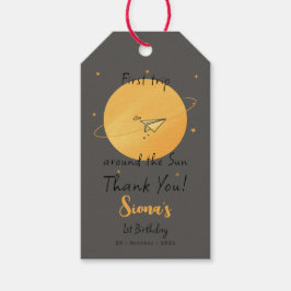 First Trip Around The Sun Paper Airplane Birthday Cadeaulabel