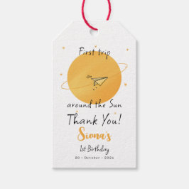 First Trip Around The Sun Paper Airplane Birthday Cadeaulabel