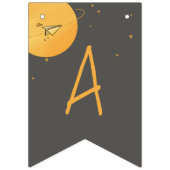 First Trip Around The Sun Paper Airplane Birthday Vlaggetjes (Derde vlag)