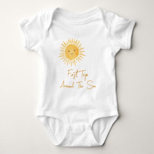 First Trip Around The Sun  Romper (Voorkant)