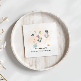 First Trip Around the Sun space animals Birthday  Servet