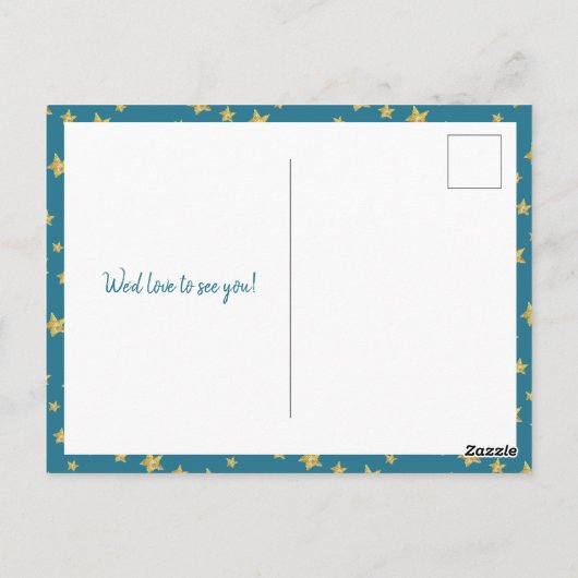 First Trip Around the Sun Space Photo Birthday Briefkaart (Achterkant)