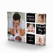 First Vaderdag Black 4 Photo Collage Block Fotoblokken (Rechts)