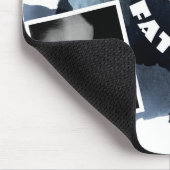 First Vaderdag Funny Typografie and Photo Muismat (Hoek)