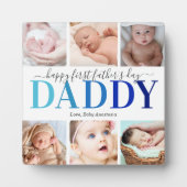 First Vaderdag Photo Collage Plaque Fotoplaat (Voorkant)