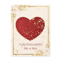 First Valentine Mr and Mrs Card
