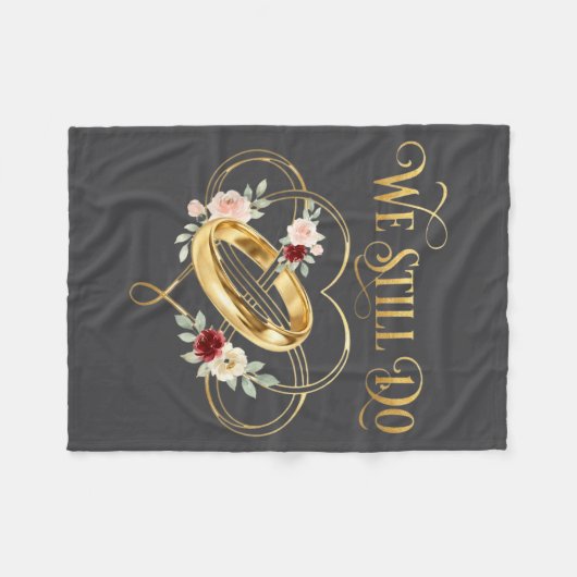 First Valentines Day Together Valentine Milestone  Fleece Deken (Voorkant (Horizontaal))