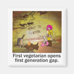 First Vegetarian Magnet