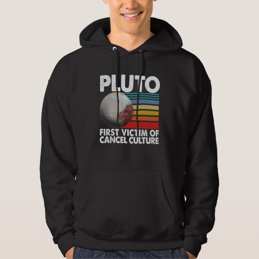First Victim Of Cancel Culture Women Pluto Solar S Hoodie (Voorkant)
