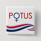 First Woman President Button (Voorkant)