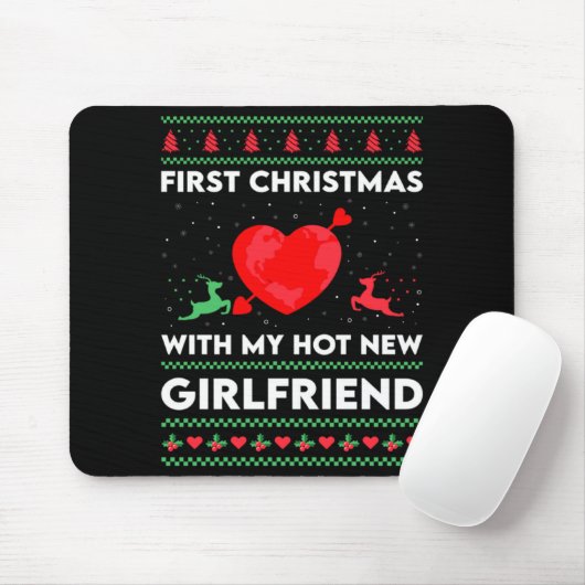 First Xmas With My New Girlfriend Men Ugly Christ Muismat (Met muis)
