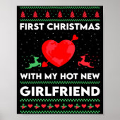 First Xmas With My New Girlfriend Men Ugly Christ  Poster (Voorkant)