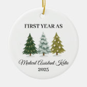 First Year as Medical Assistant Keramisch Ornament (Voorkant)