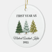First Year as Medical Assistant Keramisch Ornament (Links)