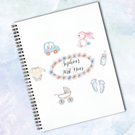 First Year Baby  – A Sweet Notebook for Mom Notitieboek