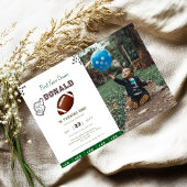 First Year Down Football 1st Birthday  Kaart