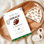 First Year Down Football 1st Birthday  Kaart