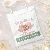 FIRST year down, Football Birthday, ONE  Bedankzakje (Geknipt)