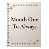 First-Year Memory Keeper | Newlywed Milestone Trac Notitieboek (Voorkant)