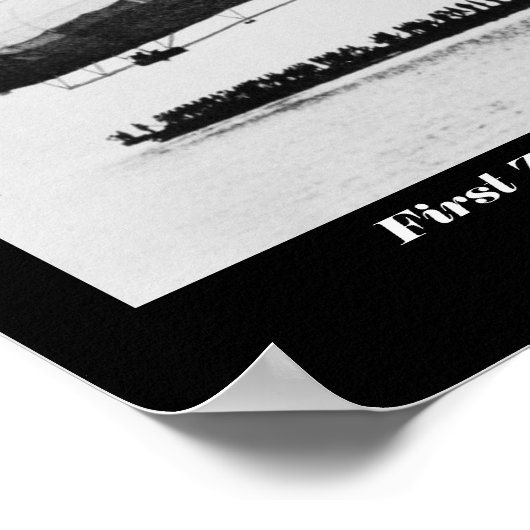 First Zeppelin flight at Lake Constance Poster (Hoek)