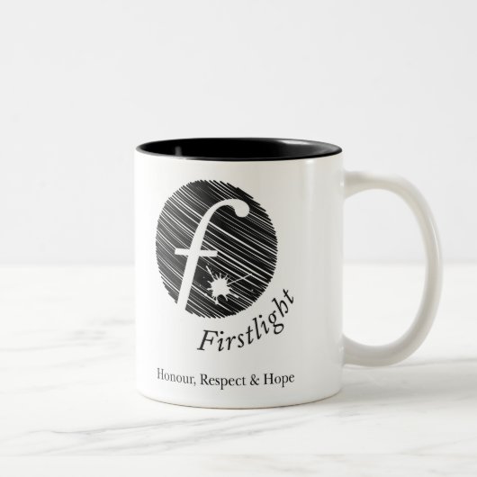 FirstLight Coffee-Mok (klein) Tweekleurige Koffiemok (Rechts)