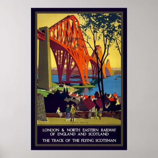  Firth of Forth Bridge Scotland Poster (Voorkant)