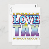 Fiscaal liefdesgezicht briefkaart (Voorkant / Achterkant)