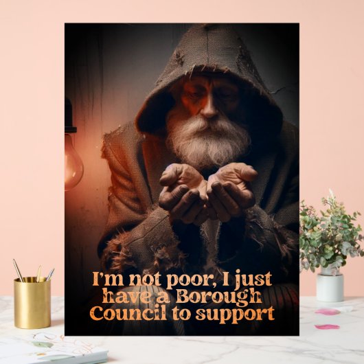 fiscaal Man van de raad Acryl Bord (Huwelijk)