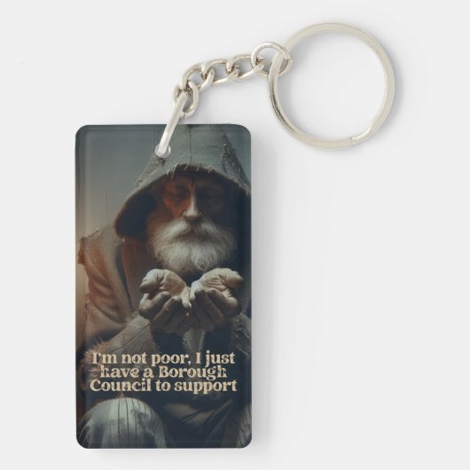 fiscaal Man van de raad Sleutelhanger (achterkant)