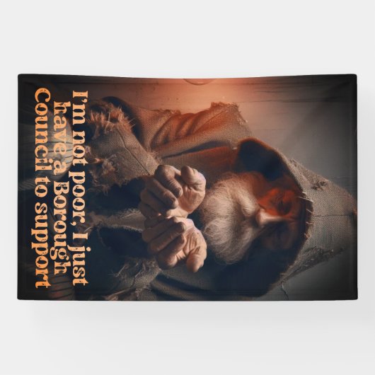 fiscaal Man van de raad Spandoek (Horizontaal)