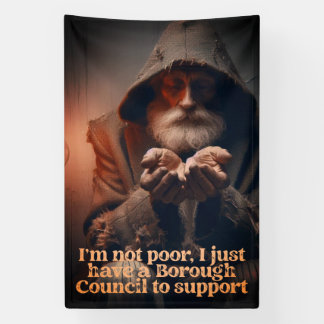 fiscaal Man van de raad Spandoek