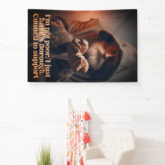 fiscaal Man van de raad Spandoek (Insitu)