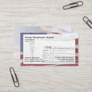 Fiscaal Visitekaartje Preparer Federal Tax Form