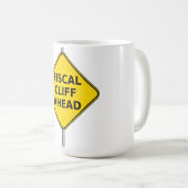 Fiscal Cliff Ahead Koffiemok (Voorkant rechts)