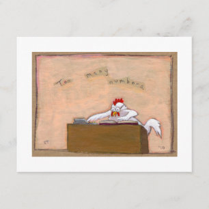 Fiscale dag Boekhoudkundige kippennummers leuk gek Aankondiging